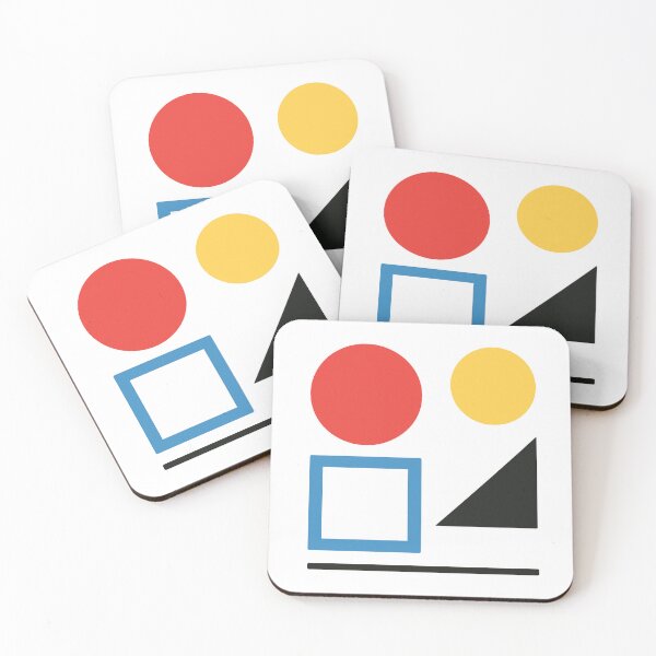 Item preview, Make It Simple – Bauhaus Geometric Minimalist Design, Modern Abstract Shapes Artwork, Clean Aesthetic Composition for Stickers & Apparel designed and sold by OnPointOutfits.