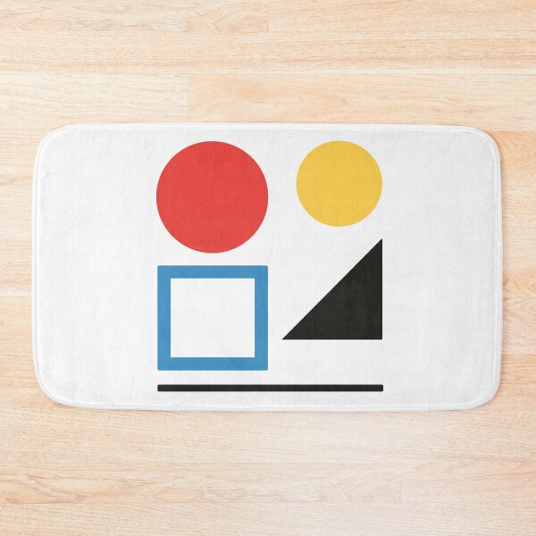Item preview, Make It Simple – Bauhaus Geometric Minimalist Design, Modern Abstract Shapes Artwork, Clean Aesthetic Composition for Stickers & Apparel designed and sold by OnPointOutfits.