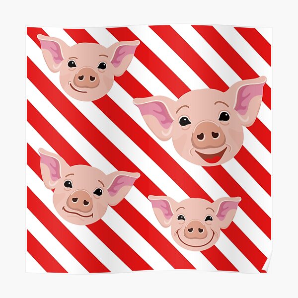 Pig Themes Posters Redbubble - karinaomg roblox 2020 piggy