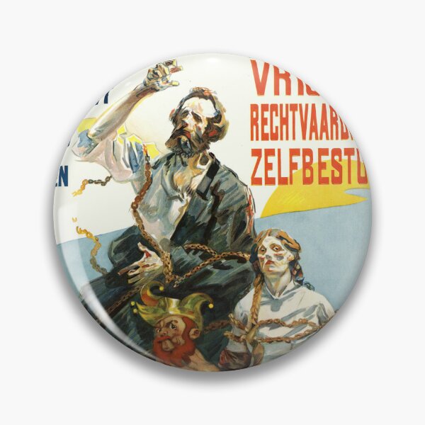 Item preview, Early 20th Century Dutch Political Art Poster | Universal Suffrage Movement | Martin Monnickendam | Liberation & Justice designed and sold by artofuniverse.