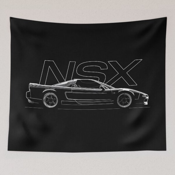 Item preview, Acura NSX classic line illustration designed and sold by blackdogshop.