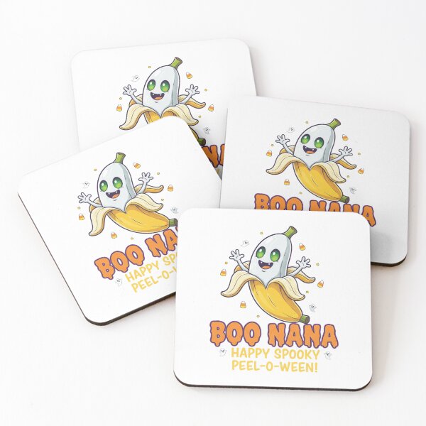 Item preview, Boo Nana Funny Ghost Banana Halloween Pun - Spooky Cute Fruit designed and sold by Wear Sculpt.