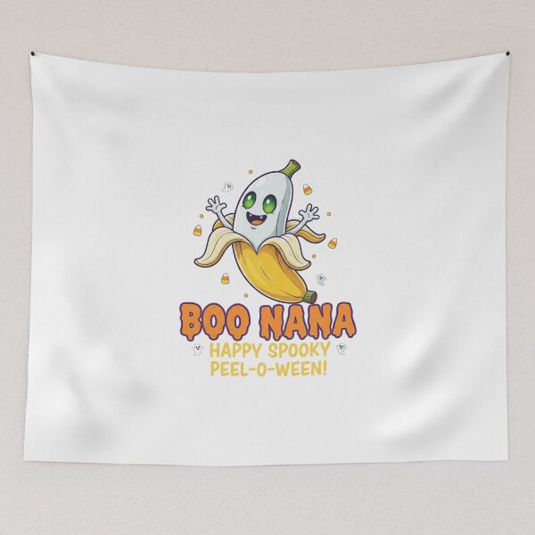 Item preview, Boo Nana Funny Ghost Banana Halloween Pun - Spooky Cute Fruit designed and sold by Wear Sculpt.
