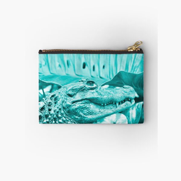 Item preview, Turquoise Alligator – Gaze of Dominance / Swiss Artwork Photography designed and sold by Raphael Wolf.
