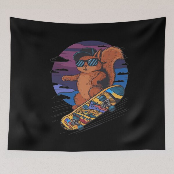 Item preview, Cool Skateboard Squirrel | Urban Street Style Animal Art designed and sold by YYoYY.