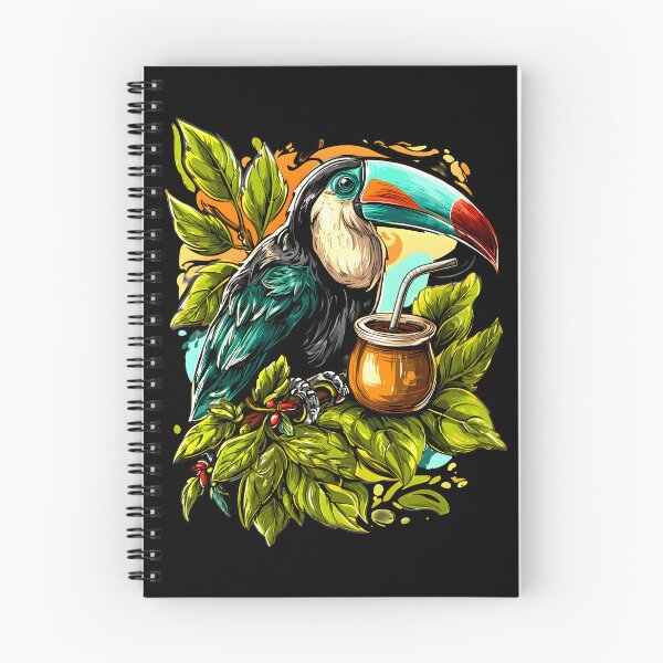 Item preview, Taste Taste the Tropics – Drink Mate! Tropical Toucan Yerba Mate Design designed and sold by flamini.
