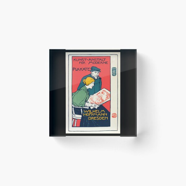 Item preview, Vintage Art Nouveau Poster | 1896 Otto Fischer Design | Dresden Cultural Heritage | Antique Art Print for Collectors & Enthusiasts designed and sold by artofuniverse.