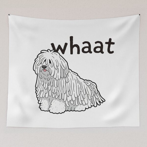 Item preview, My Friend - Hungarian Puli designed and sold by WHAAT-ARTSTORE.