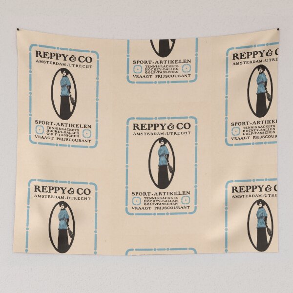 Item preview, Vintage Art Nouveau Sports Poster | Reppy & Co | Tennis Rackets Hockey Balls Golf Bags | Amsterdam  Utrecht Decor designed and sold by artofuniverse.