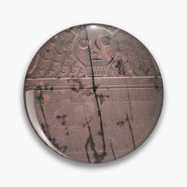 Item preview, Winged Skull on Old Burial Hill designed and sold by Kerri Ann McClellan.