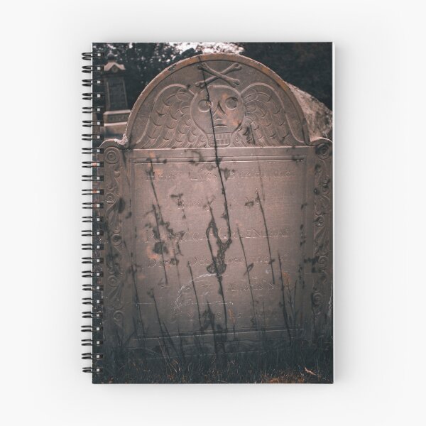 Item preview, Winged Skull on Old Burial Hill designed and sold by Kerri Ann McClellan.
