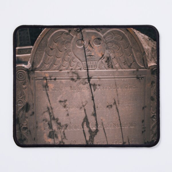 Item preview, Winged Skull on Old Burial Hill designed and sold by Kerri Ann McClellan.