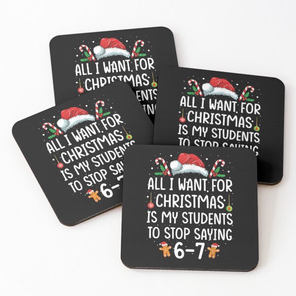 Item preview, Funny Teacher 67 Christmas Six Seven Students Saying 6-7 designed and sold by iam8lu3.