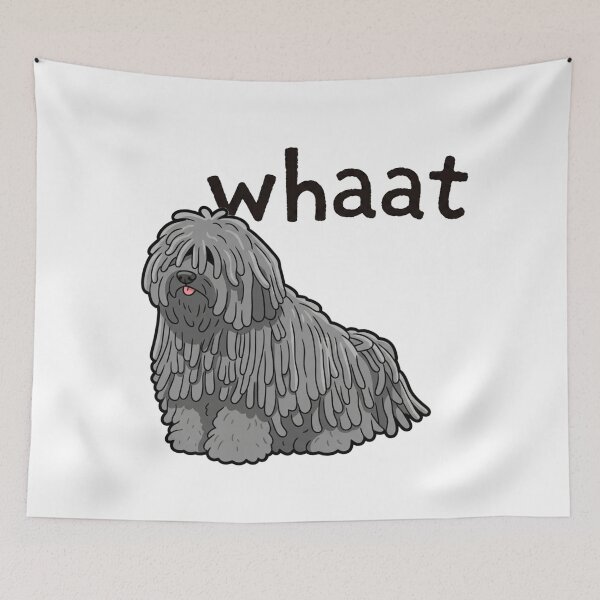 Item preview, My Friend - Hungarian Puli designed and sold by WHAAT-ARTSTORE.