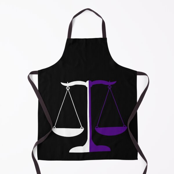 Item preview, Purple and White Scales of Justice designed and sold by MagicMe-JD.