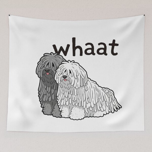 Item preview, My Friend - Hungarian Puli designed and sold by WHAAT-ARTSTORE.