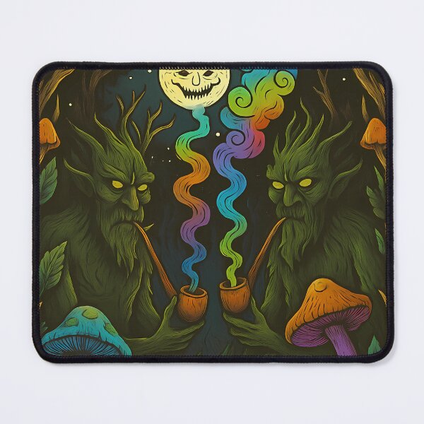 Item preview,  Roots of Doom – Dark Fantasy Psychedelic Stoner Forest Art designed and sold by DreamiCanvas.