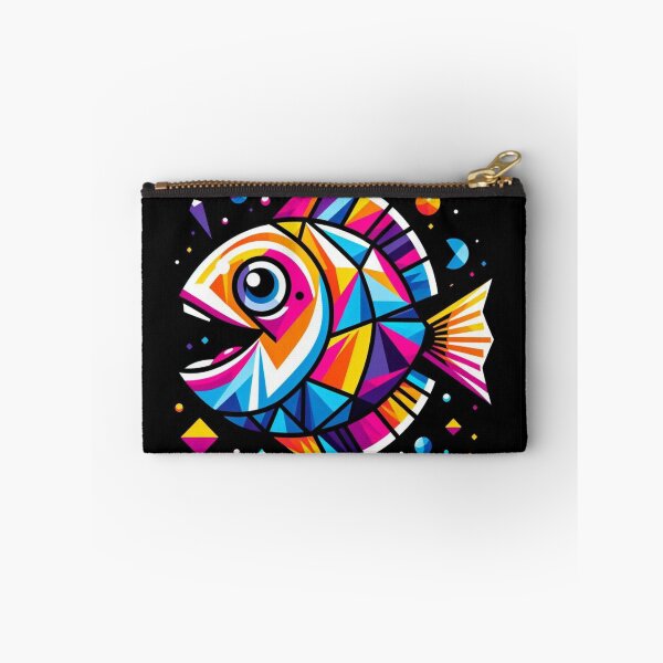 Item preview, Colorful geometric fish  designed and sold by Dogandesighn.