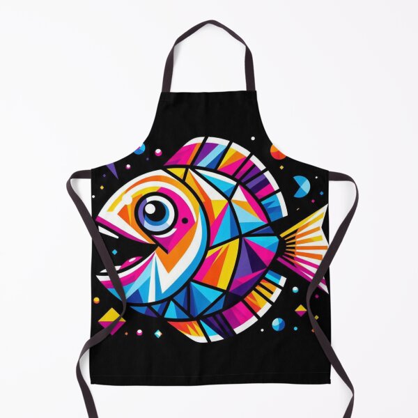 Item preview, Colorful geometric fish  designed and sold by Dogandesighn.