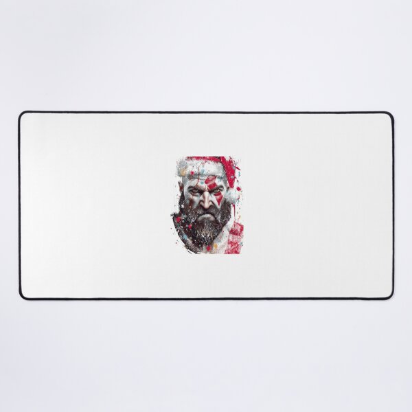 Item preview, Kratos in Christmas Hat designed and sold by Pop Haven.