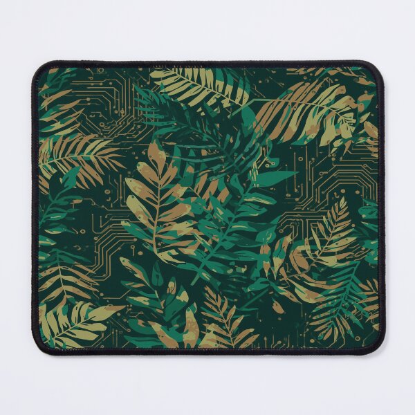 Item preview, Circuit Jungle Fusion – Tech Botanica Pattern designed and sold by Silmoyo.