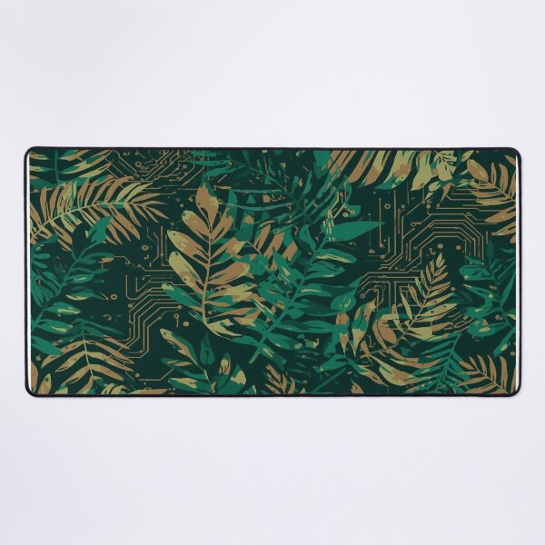 Item preview, Circuit Jungle Fusion – Tech Botanica Pattern designed and sold by Silmoyo.