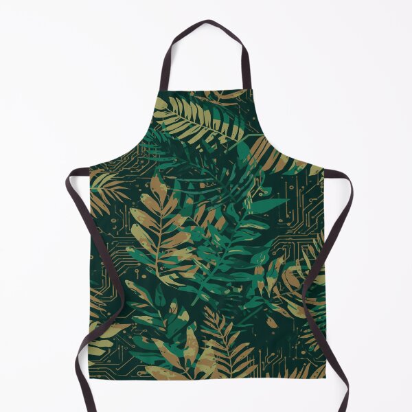 Item preview, Circuit Jungle Fusion – Tech Botanica Pattern designed and sold by Silmoyo.