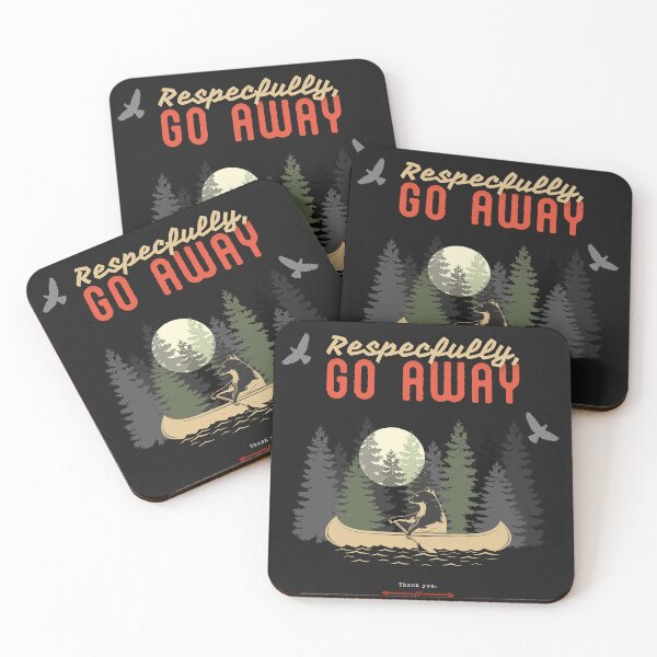 Item preview, Respectfully, Go Away designed and sold by GetBaked Clay by Ally.