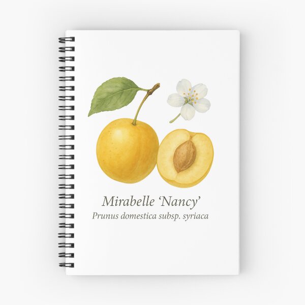 Item preview, Mirabelle ‘Nancy’ – Golden Orchard Botanical Illustration designed and sold by BloomKind.
