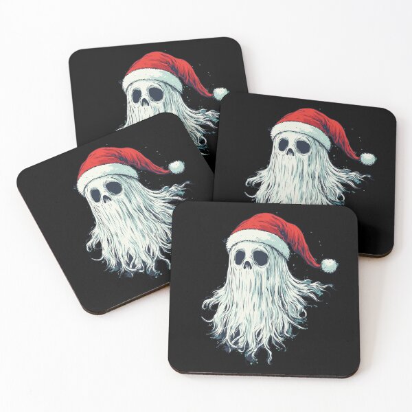 Item preview, Spooky Santa – Christmas ghost with a hat in dark style designed and sold by drizzd.