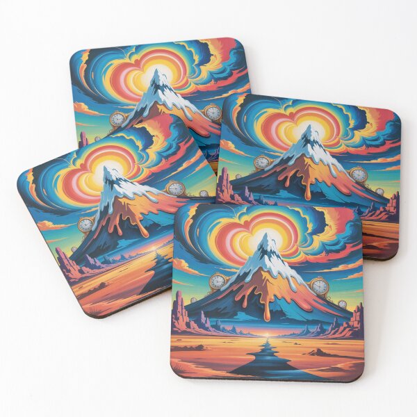 Item preview, Landscape in the style of Salvador Dali,oil paint. designed and sold by elegantpaterns.