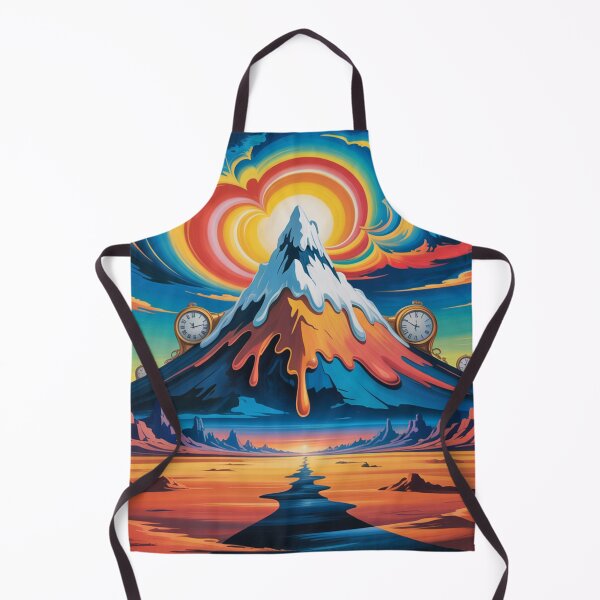 Item preview, Landscape in the style of Salvador Dali,oil paint. designed and sold by elegantpaterns.