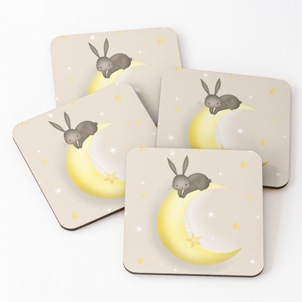 Item preview, bunny on the moon designed and sold by LiudmylaMaika.