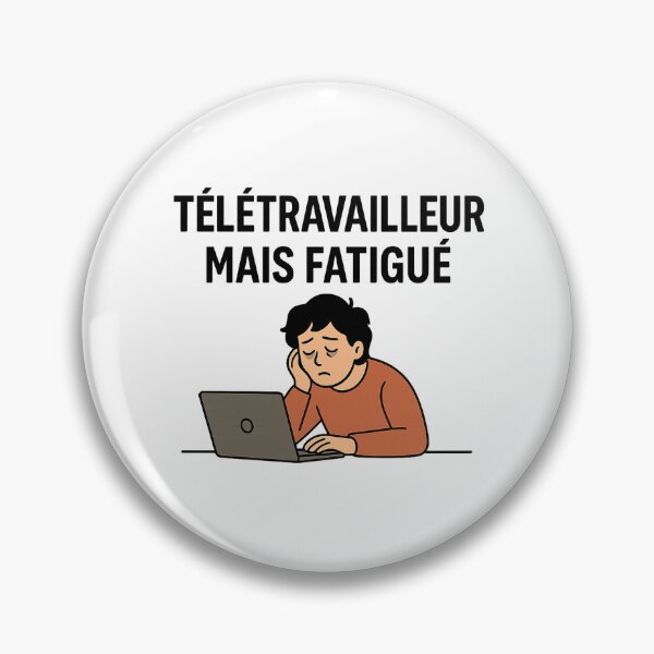 Item preview, Working from home but tired designed and sold by issam-sam.