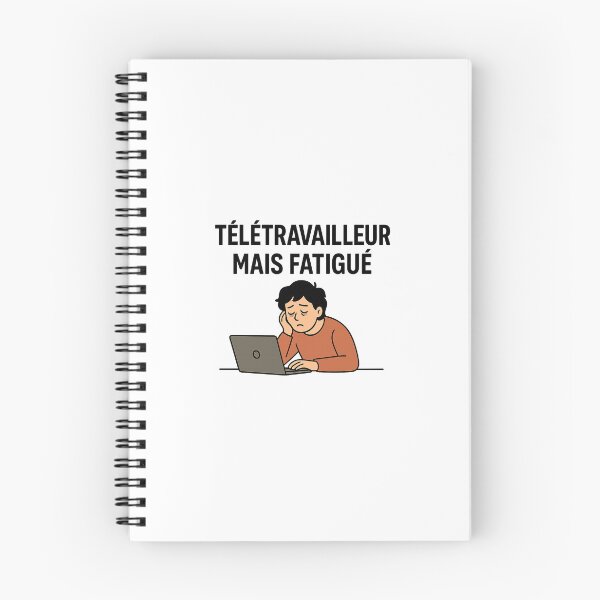 Item preview, Working from home but tired designed and sold by issam-sam.