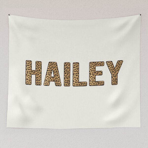Item preview, Hailey Name Leopard Print designed and sold by Jeallan Designs.