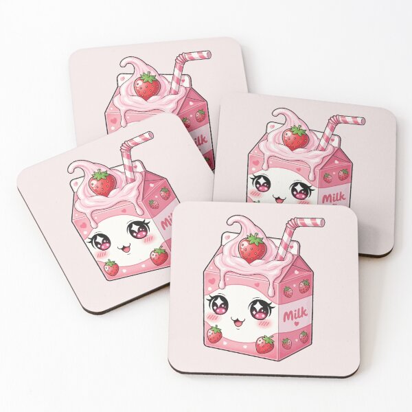 Item preview, Kawaii Aesthetic Strawberry Milk | Yume Pastel Cute Food  designed and sold by animehani.