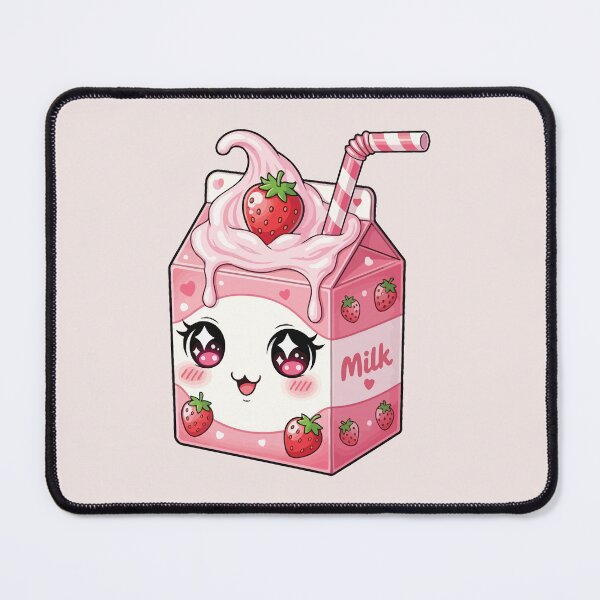 Item preview, Kawaii Aesthetic Strawberry Milk | Yume Pastel Cute Food designed and sold by animehani.