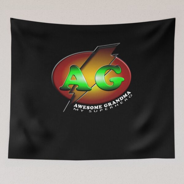 Item preview, Family Gift Grandmother Superhero Logo Tee designed and sold by Atouke.