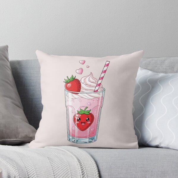 Item preview, Kawaii Aesthetic Strawberry Milk Yume Pastel Cute Food  designed and sold by animehani.