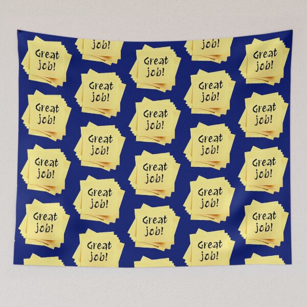 Item preview, STICKY NOTES:  Great job! - funny messages designed and sold by DesignsFromTW-S.