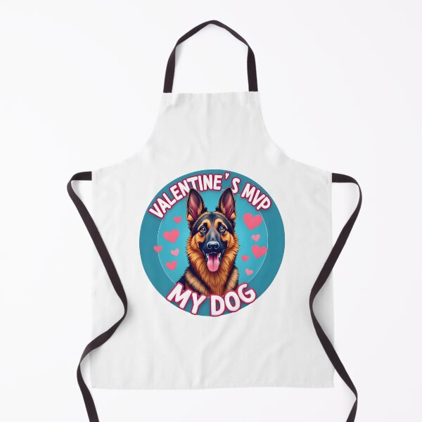 Item preview, German Shepard with heart emojis around it designed and sold by BDLdesigns.