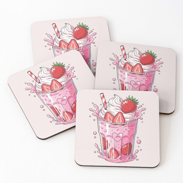 Item preview, Kawaii  Strawberry Milk Aesthetic Yume Pastel Cute Food  designed and sold by animehani.