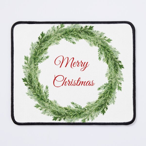 Item preview, Classic Merry Christmas Wreath designed and sold by urbanteewiz.