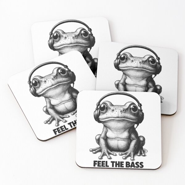 Item preview, Feel the Bass Frog designed and sold by DariusZD.