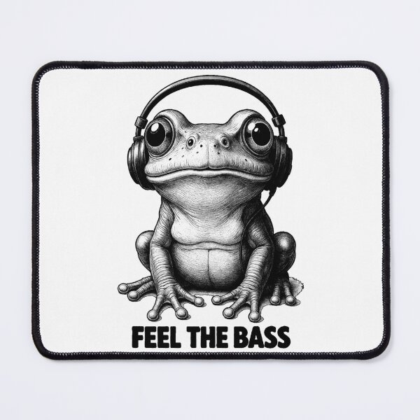 Item preview, Feel the Bass Frog designed and sold by DariusZD.