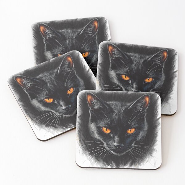 Item preview, Gaze of the Midnight Cat designed and sold by AndrewYoko.