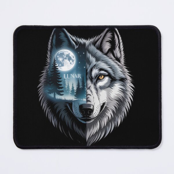 Item preview, LUNAR SPIRIT – Wolf and Night Forest designed and sold by SomeoneFamiliar.