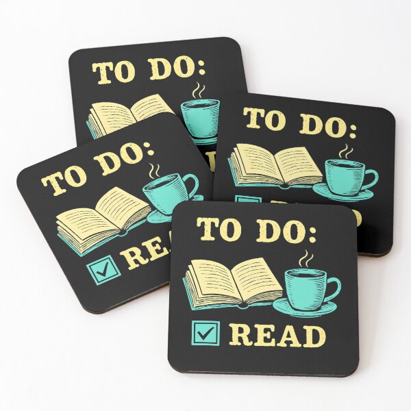 Item preview, To Do: Read Book and Coffee Art designed and sold by CivilOrangeDesigns.