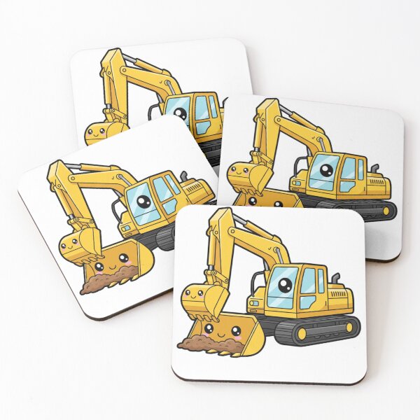 Item preview, Cheerful excavator operator designed and sold by SimonsDesignArt.